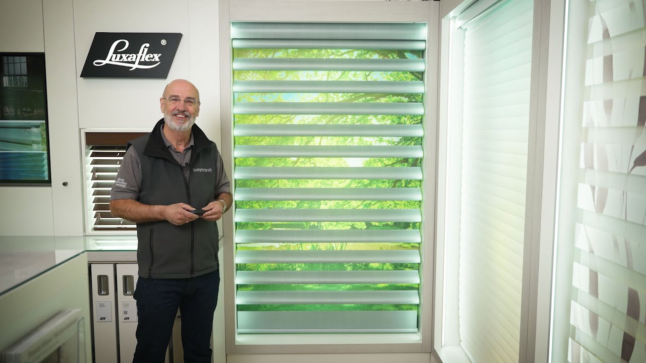 Luxaflex® Pirouette® Shades | Demonstration | Motorised Blinds