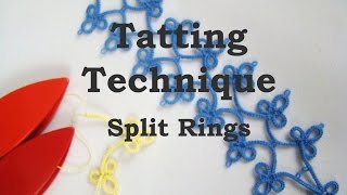 Tatting Technique: Split Rings