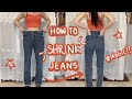 THRIFT FLIPS for quarantine // how to resize jeans