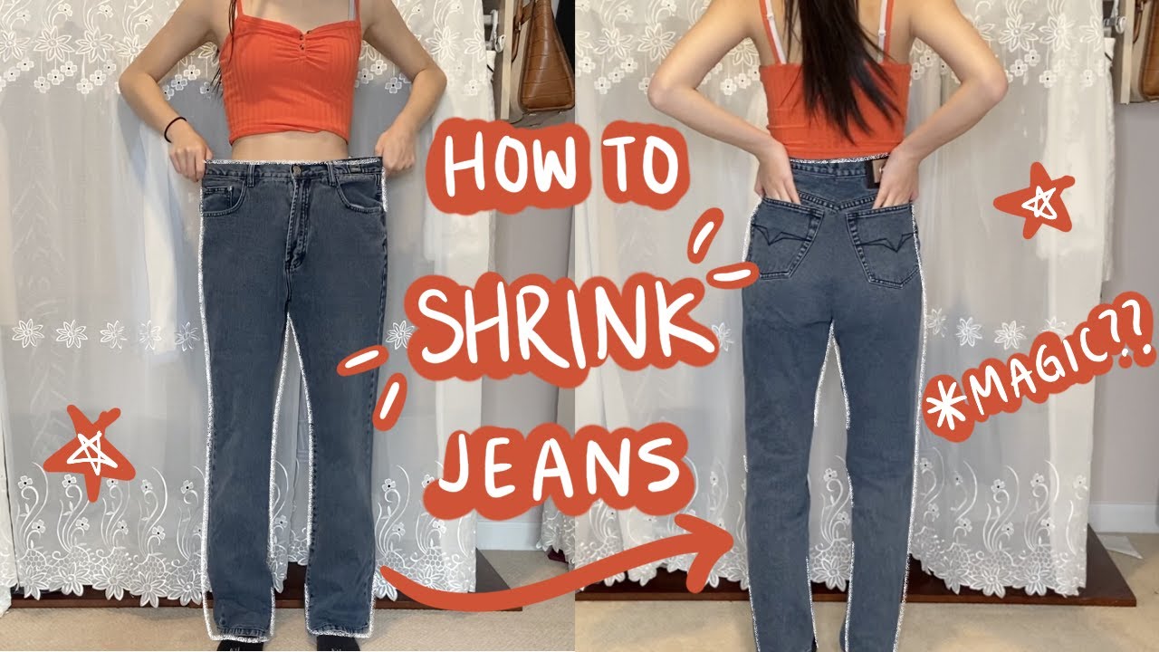 THRIFT FLIPS for quarantine // how to resize jeans - YouTube