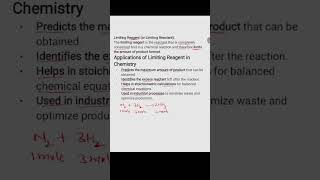 Limiting reagent or limiting reactant | Some basic concepts of chemistry | Class 111