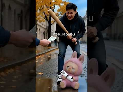 Poor Labubu, he just wanted to help…but look what happened 😢💔 #labubu