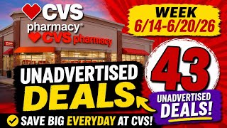CVS unadvertised deals 6/14/26~6/20/26 | 🔥43 unadvertised deals 