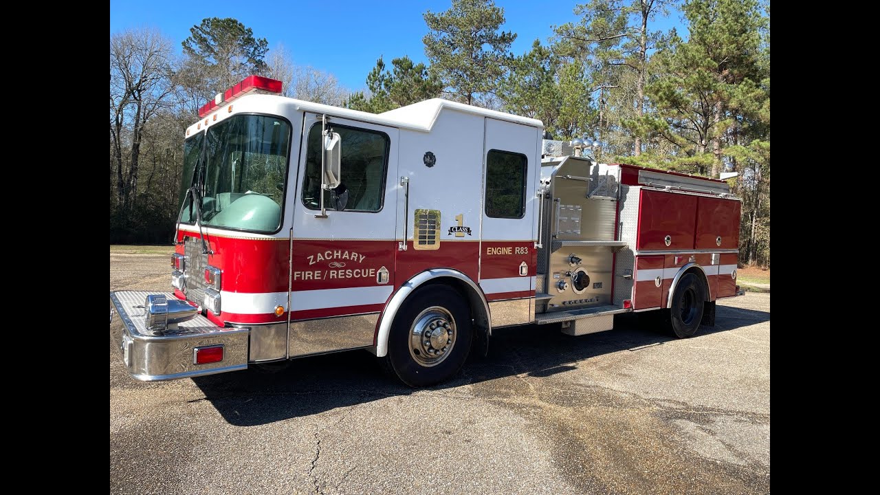 1998 HME 4 Door Ferrara Fire Apparatus Body Fire Truck (106,641 Miles)