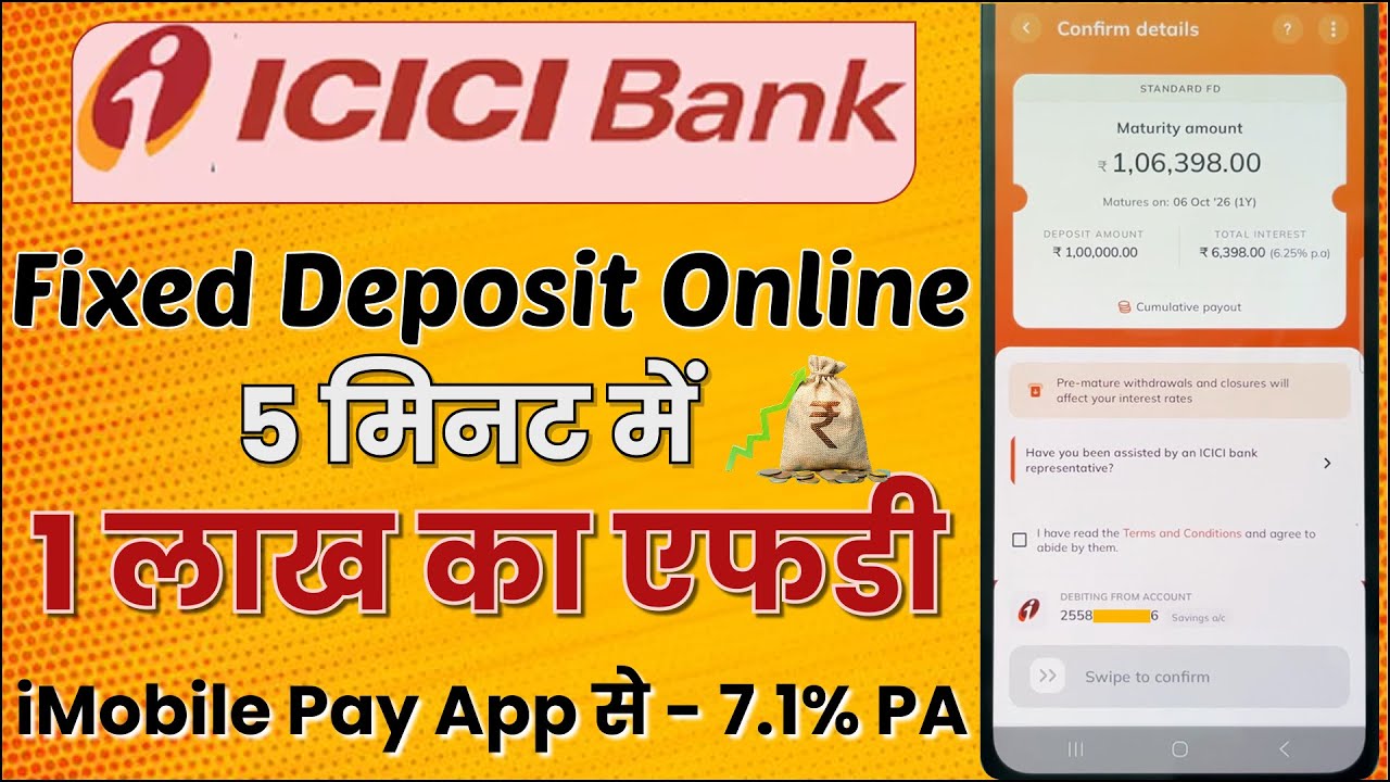How to Create Fixed Deposit Online in ICICI Bank | Icici Bank Me Online ...