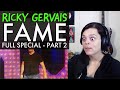 Ricky Gervais  -  Fame  (Comedy Special - Part 2)  -  REACTION
