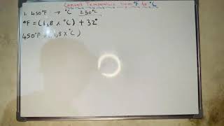 How to calculate degrees Celsius •c  in a degrees Fahrenheit conversion factor 📚🤝