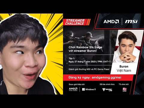 AMD x MSI Streamer Challenge Tập 1: Tom Clancy's Rainbow Six Siege