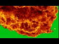 Fire Explosion Green Screen Effect