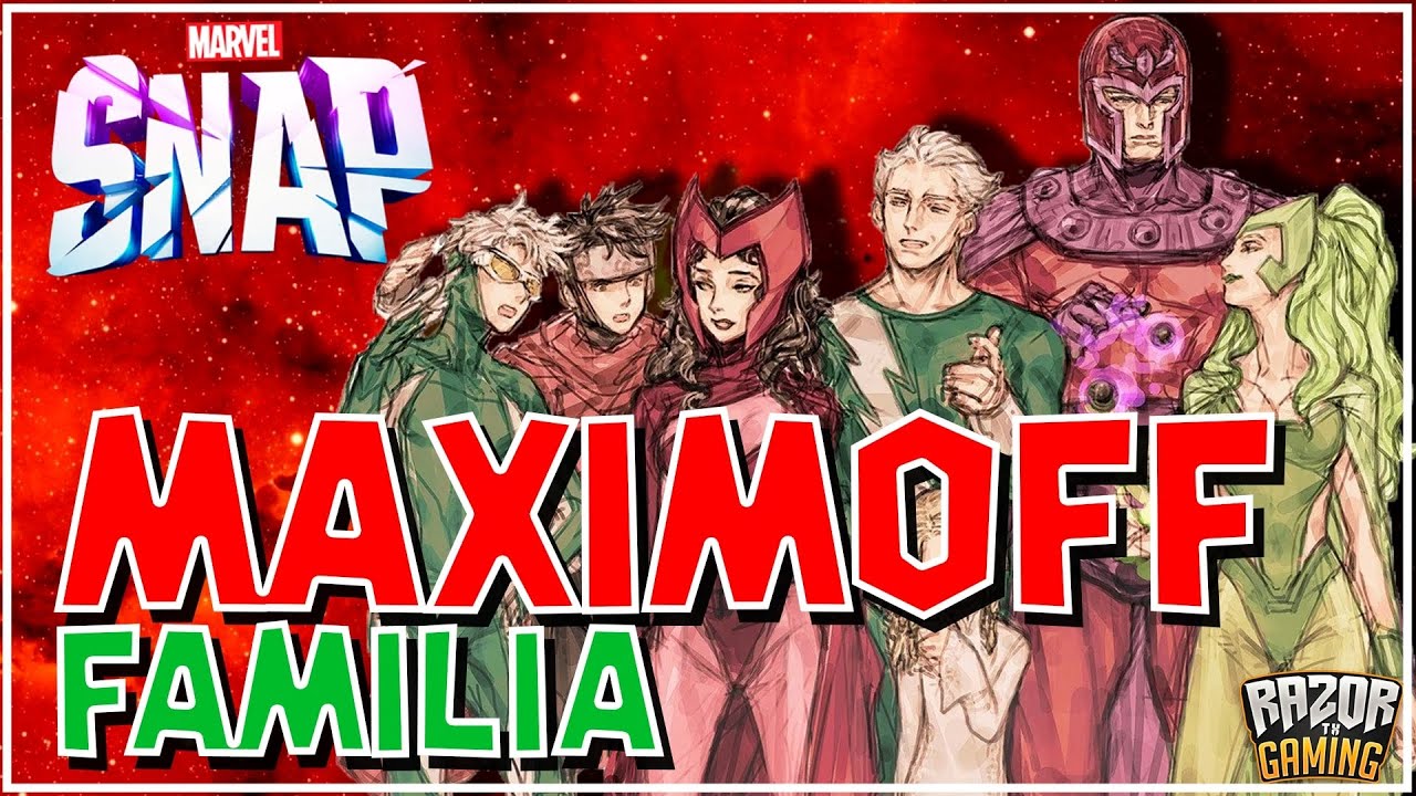 MAZO DE LA FAMILIA MAXIMOFF 🧲👪 MARVEL SNAP