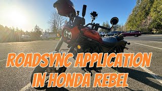 How to connect Roadsync app in Honda Rebel 1100 | Navigation made easier with Roadsync app