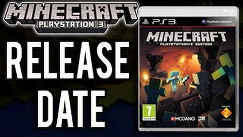 Minecraft PS3 - Disc Release Date! (Blu-Ray Minecraft Playstation 3 Edition)