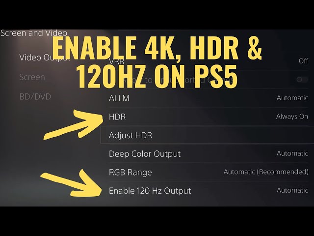How to FIX 4k HDR Not Supported on PS5 with SONY TV (Enable 4k at 120 Hz) 