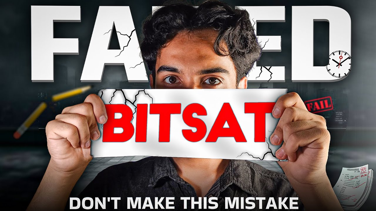 I failed BITSAT but you can crack it | Avoid this one mistake in BITSAT 2025🔥