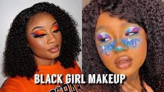 MAKEUP TUTORIAL FOR BLACK GIRLS COMPILATION | MELANIN | BeautyExclusive