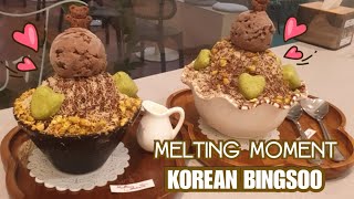 ENAK BANGET! REVIEW MELTING MOMENT - THE BEST KOREAN SNOW BINGSOO IN BANDUNG 