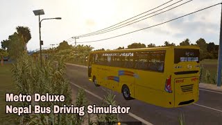 Metro Deluxe | Nepal Bus Driving Simulator | Ktm to Kakarbhitta (PKU Map ETS2 1.37) screenshot 2