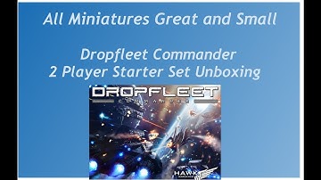 Dropfleet Commander 2 player starter Unboxing!