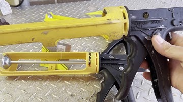 Dripless caulking guns ets 2000 and ets 3000