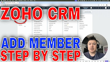 ✅  How To Add Admin Team Member To Zoho CRM🔴