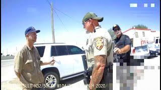 Cops ordered him to consent to an illegal search, then arrested him when he wouldn't break the law