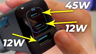 Anker 67W 3 Port Charger | How to get the MOST power when charging!