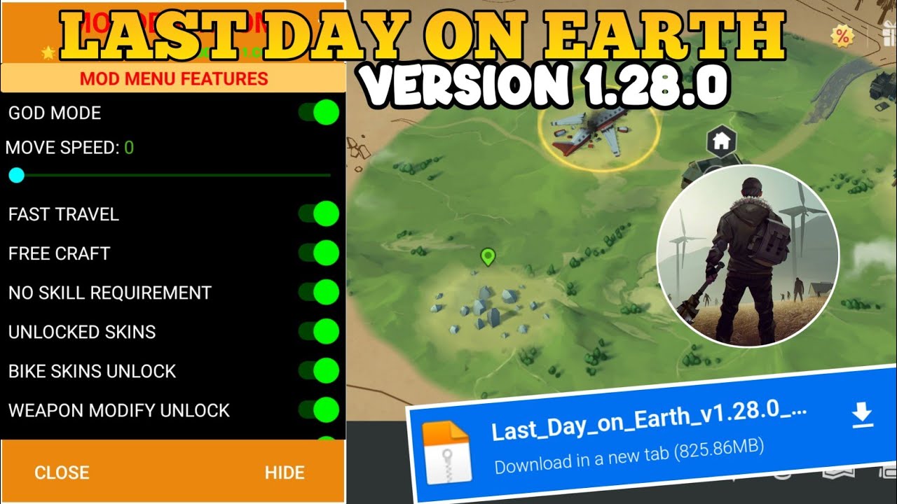 NEW UPDATE LAST DAY ON EARTH MOD MENU APK V1.28.0