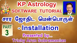 Part - 3 | KP Astrology Software in Tamil | KP Software Installation  | Trichy Arun Subramanian screenshot 5