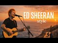 Ed Sheeran Inspired Winter Acoustic Songs ～ Cozy Guitar Beats for Snowy Nights & Warm Reflections ～