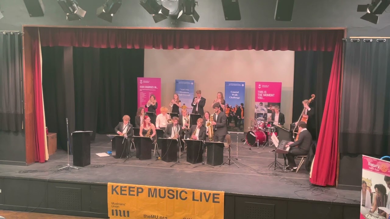 Durham University Big Band performing at the Great North Big Band Jazz Festival 2022