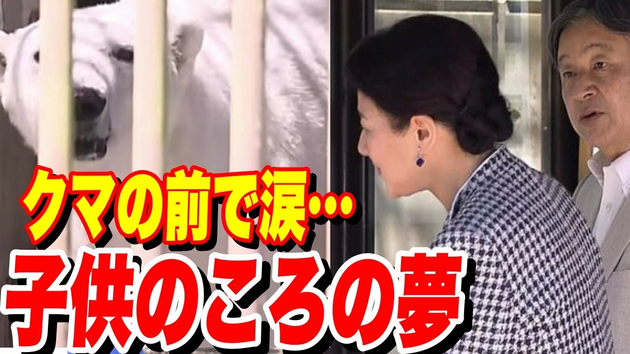 【異例の告白】「実は…」雅子さまが明かした子供の頃の夢。奇跡のクマ・ピースの前で涙ぐまれた報道されないお心寄せの全貌