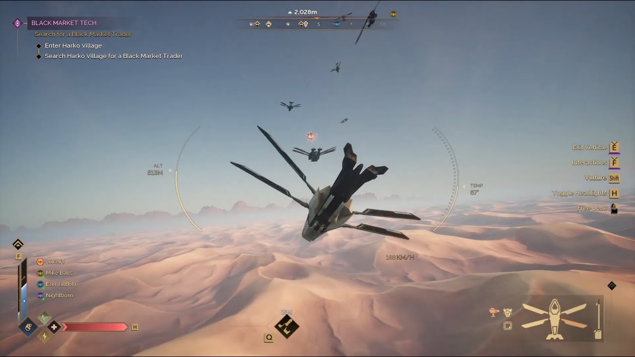 Dune Awakening Endgame PvP FULL BATTLE (5v9 - Carrier & Sandcrawler destroyed)