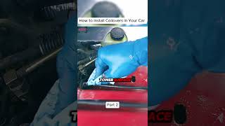 How to Install Coilovers in Your Car #chrisfix #tips #automotive #car #fyp