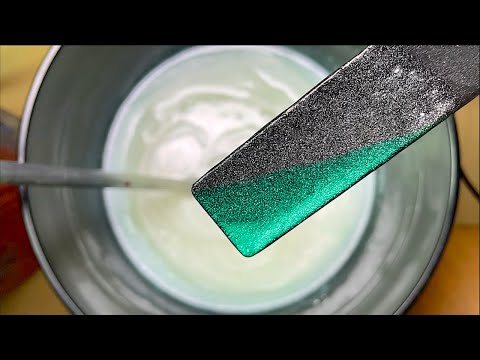 Silver Blue Automotive Paint