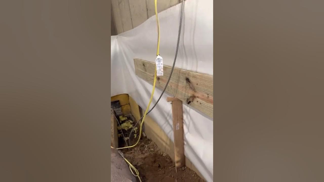 How to mount ledger board concrete wall YouTube