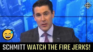 😅Watch The Fire Jerks! Newsmax sad clown Rob Schmitt watches the Trump Musk fireworks with a frown!😢