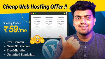 😱Cheap Web Hosting Offer🔥Starting at ₹59 NVME SSD Hosting Free Domain | WebPeHost Hosting Offer