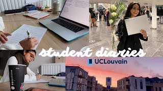 semaine dans ma vie d'étudiante à l'UCLouvain 📒☕️ student diaries vlog #5