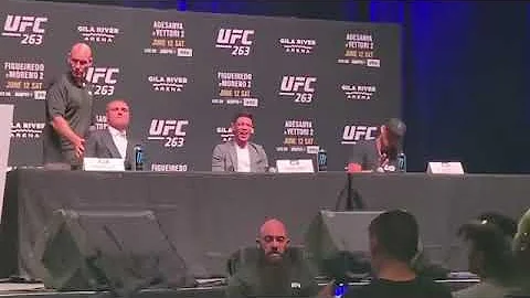 Marvin vettori freaks out at UFC 263 press conference #marvinvettori #ufc #israeladesanya #ufc263