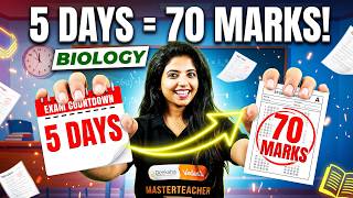 🔥 Score 70/70 in 2nd PUC Biology 2026 in Just 5 Days! | Gap Day Strategy 🚀💯