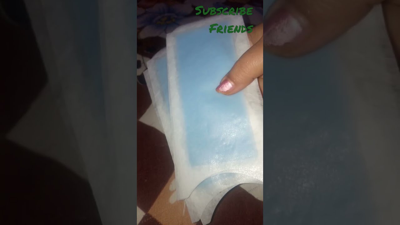 רצועות שעווה לחצי גוף של Veet Professional לעור רגיש#yt #veetwaxstrips #טרנדי