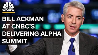 Billionaire investor Bill Ackman at CNBC's Delivering Alpha Summit - 9/28/2023