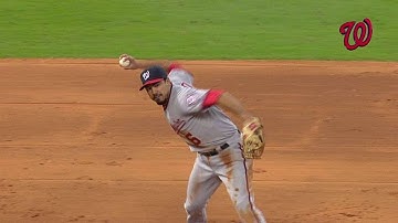 WSH@HOU: Rendon makes great diving stop at third