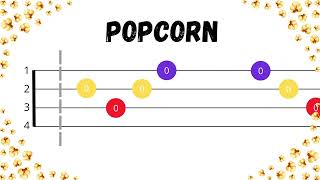 Popcorn - Ukulélé - Support Visuel