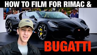 How To Film For Rimac & Bugatti with William Sitton
