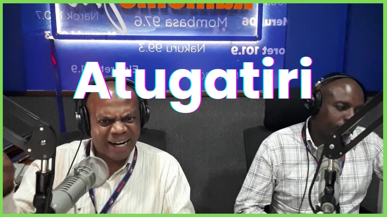 Muthuri gukorwo akiina na kairitu kirabu ni athoni ake.Mansaimo na Kata.  Kameme Fm