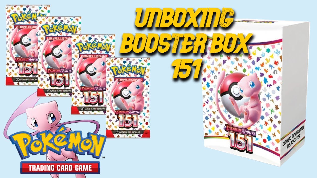 UNBOXING BOOSTER BOX 151 POKÉMON TCG #pokemon #tcg #151 #unboxing - YouTube