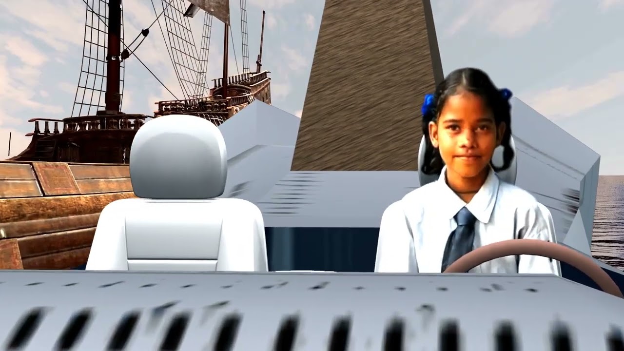 Ho Munda vfx actress// Talamai Purty vfx video// Blender vfx video on ocean & ship