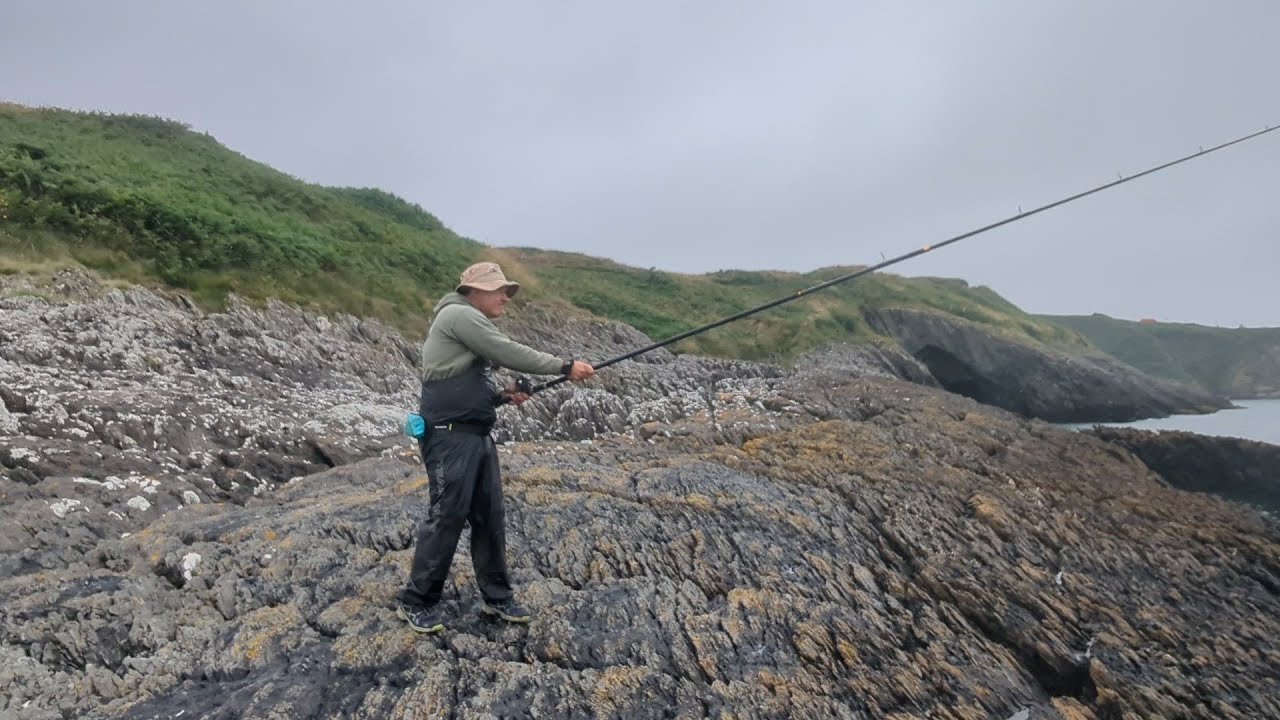 On the species hunt again - Anglesey Rock Fishing
