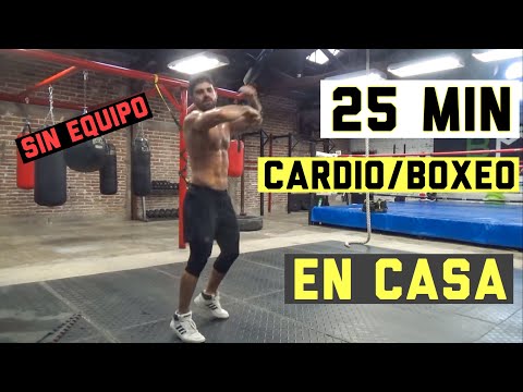 HIIT de Boxeo en casa (25 MIN) vas a sudar como loco